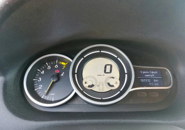 Renault Megane cena 19900 przebieg: 181000, rok produkcji 2009 z Kamieńsk małe 56